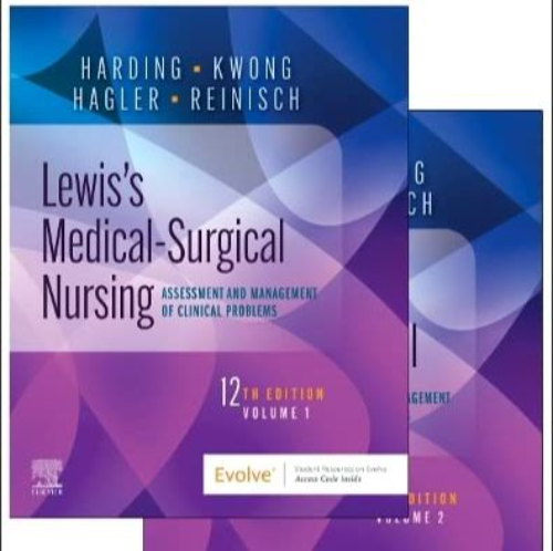 عکس محصول Lewis's Medical Surgical Nursing With Access Code 2 Vol Set 12Ed (Pb 2022)